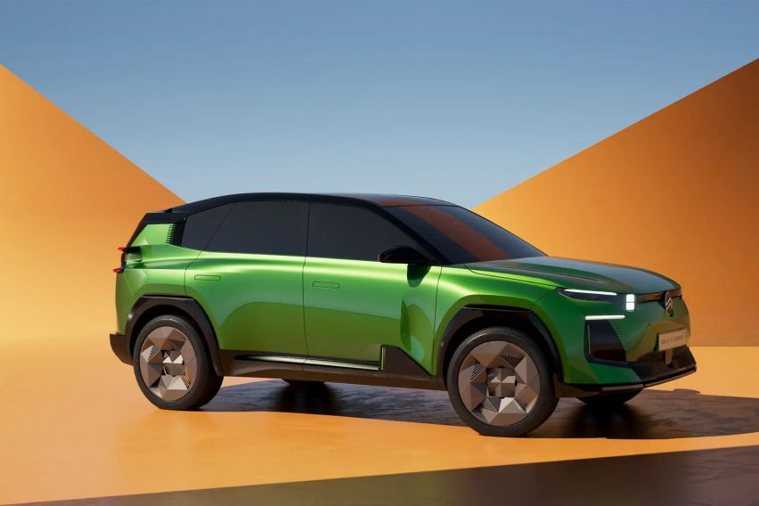 all-new C5 Aircross concept side view