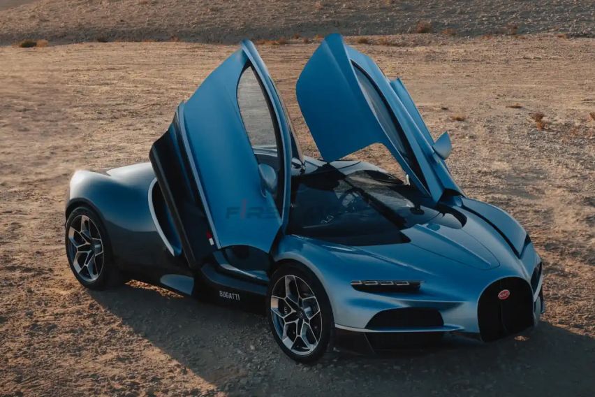 Bugatti Tourbillon side angle view