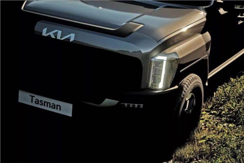 Kia teases Tasman pickup at Jeddah International Motor Show ahead of world premiere