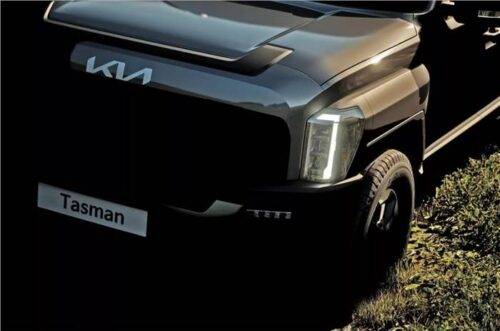 Kia Unveils Teaser of First Pickup Truck: The Tasman