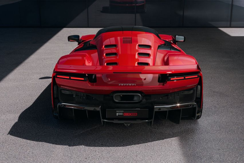 Ferrari F80 hypercar rear