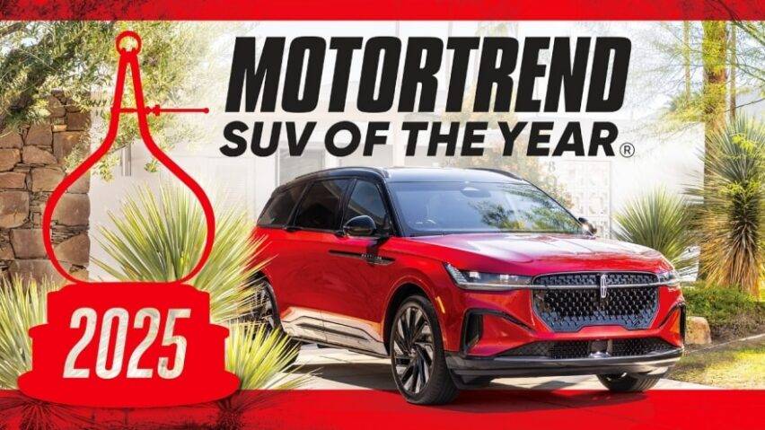 Lincoln Nautilus Wins the Prestigious Motor Trend 2025 SUV of the Year Award