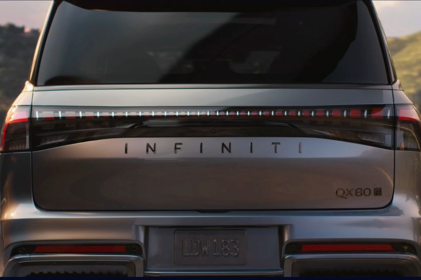 2025 Infiniti QX80 rear view