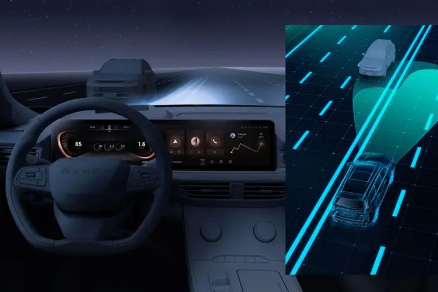 2025 Exeed TXL headlight