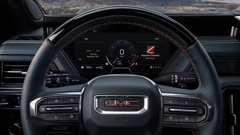 Dashview of GMC Yukon