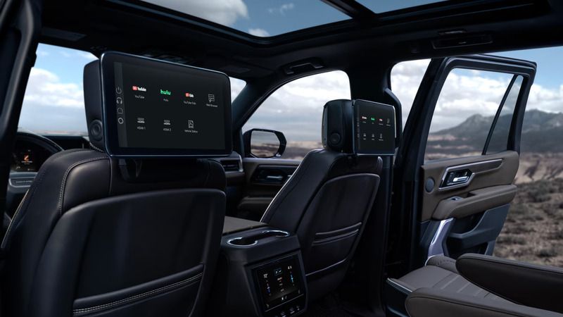 Interior of GMC Yukon