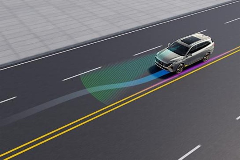 MG RX9 Lane Departure Warning