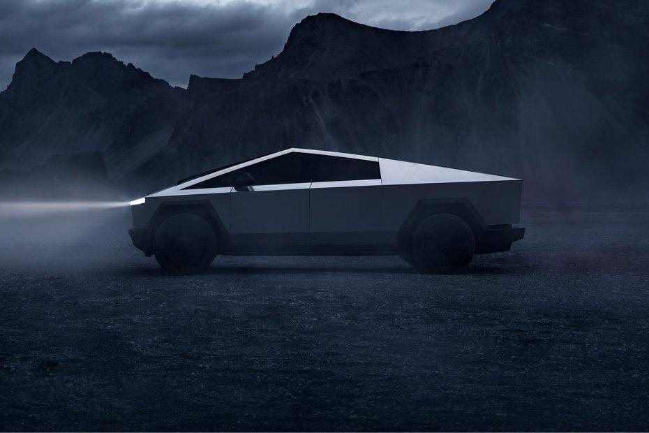 Tesla Cybertruck Side View