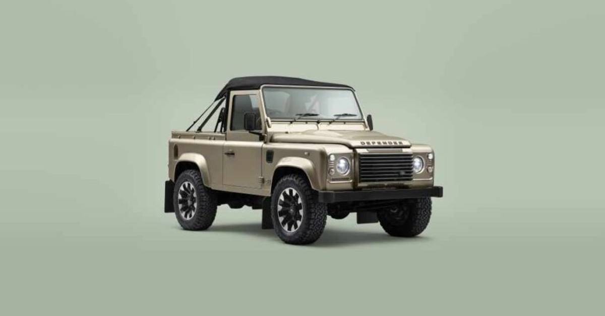 Land Rover Classic Revives Defender V8 Soft Top with Bespoke Luxury