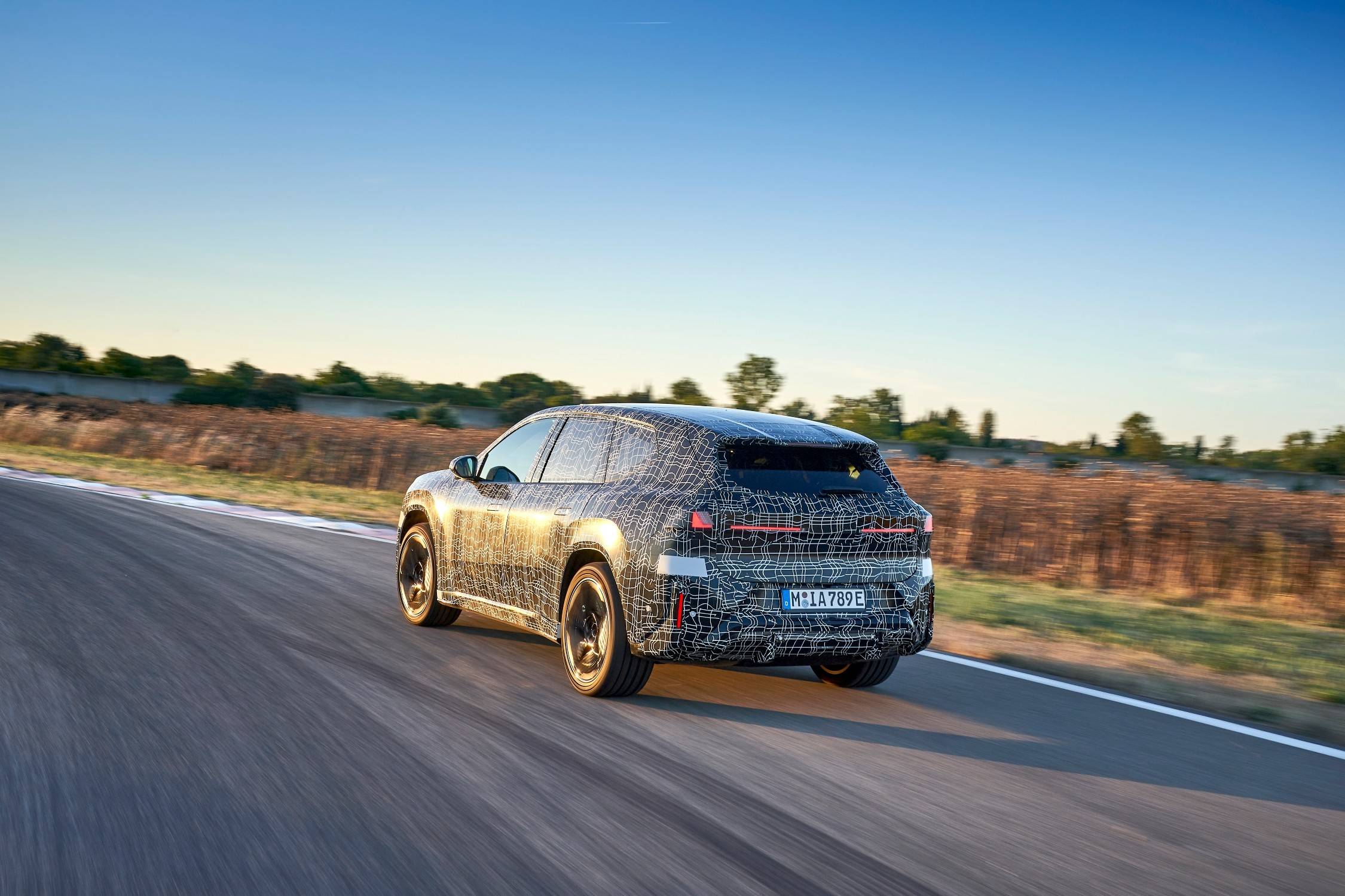BMW iX3 Rear View