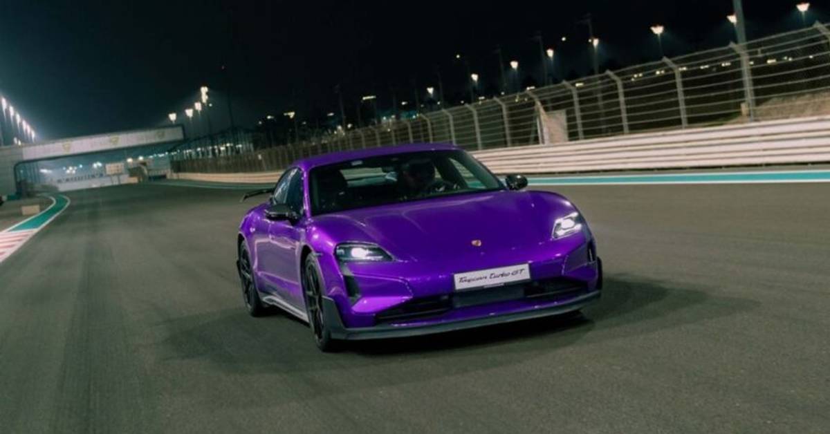 Porsche Taycan Turbo GT Becomes Fastest Electric Vehicle at Yas Marina Circuit