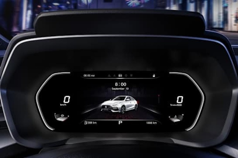 MG GT 2025 Instrument cluster