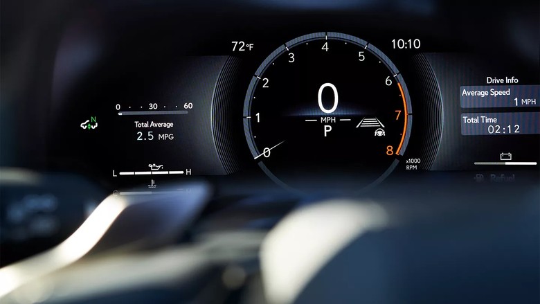 Lexus LX 2025 Driver Display