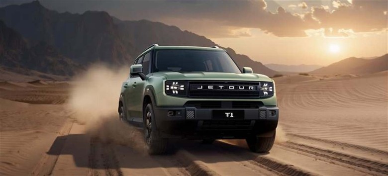 Jetour T1 offroading