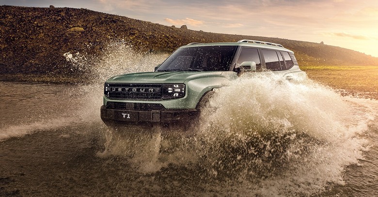 Jetour T1 Water wading