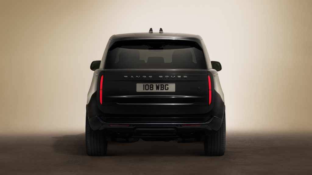 Range Rover SV Black Rear View