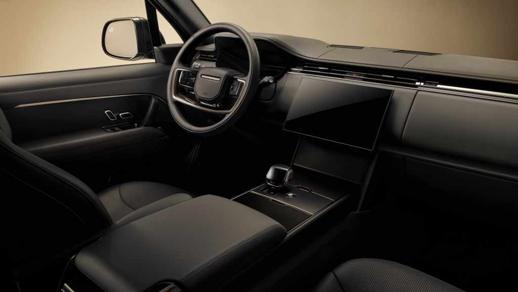 Range Rover SV Black Interior