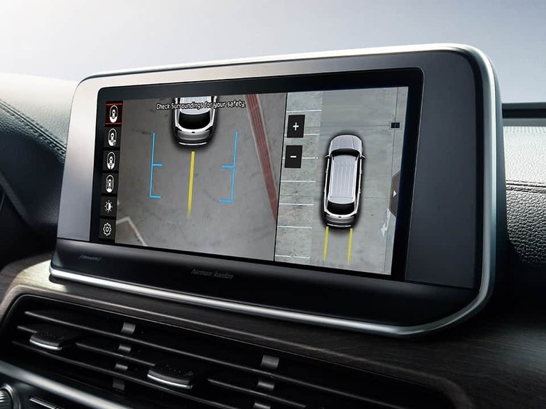 Kia Telluride Parking Camera with guidelines