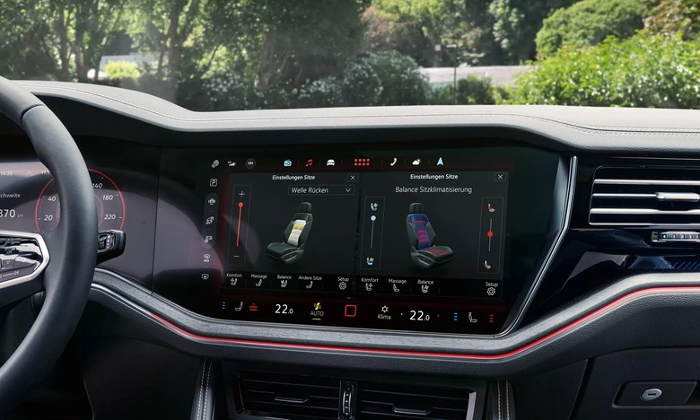 Volkswagen Touareg R-Line Seat adjustments