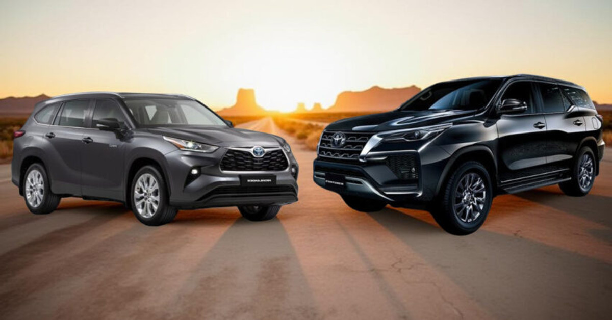 Comparison: Toyota Fortuner vs Toyota Highlander Comparison: Toyota Fortuner vs Toyota Highlander