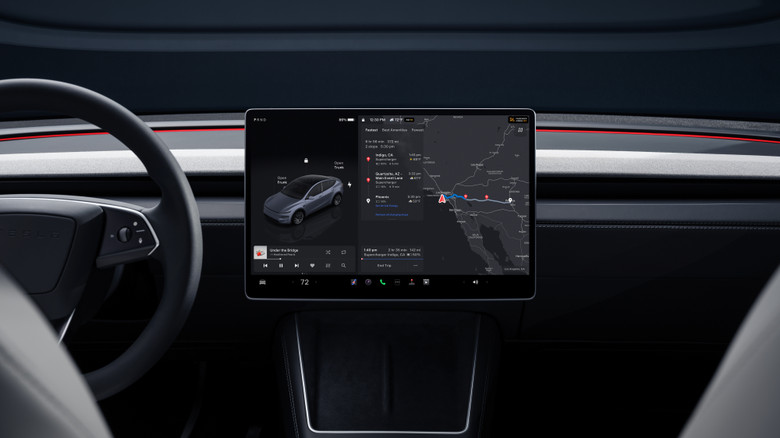 Tesla Model Y Infotainment