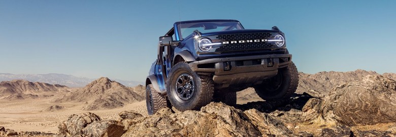 Ford Bronco on hills