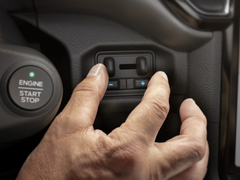 Ford Ranger Towing controls