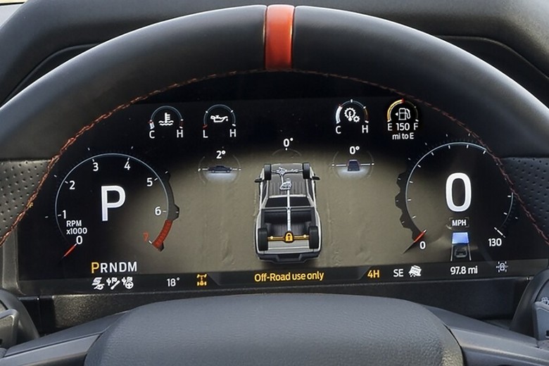 Ford Ranger Digital Driver Display