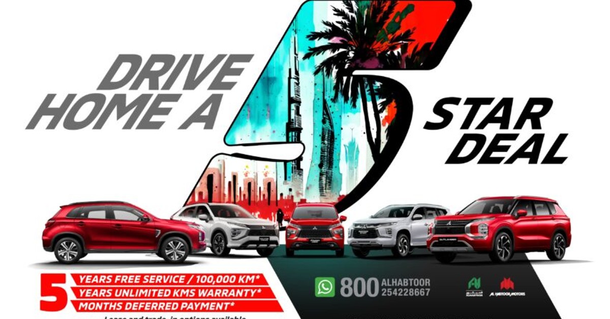 Al Habtoor Motors Rolls Out ‘Five Star’ Mitsubishi Deal for UAE Buyers Al Habtoor Motors Rolls Out ‘Five Star’ Mitsubishi Deal for UAE Buyers