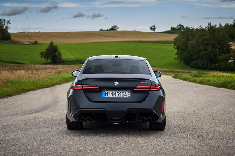 BMW M5 Rear View