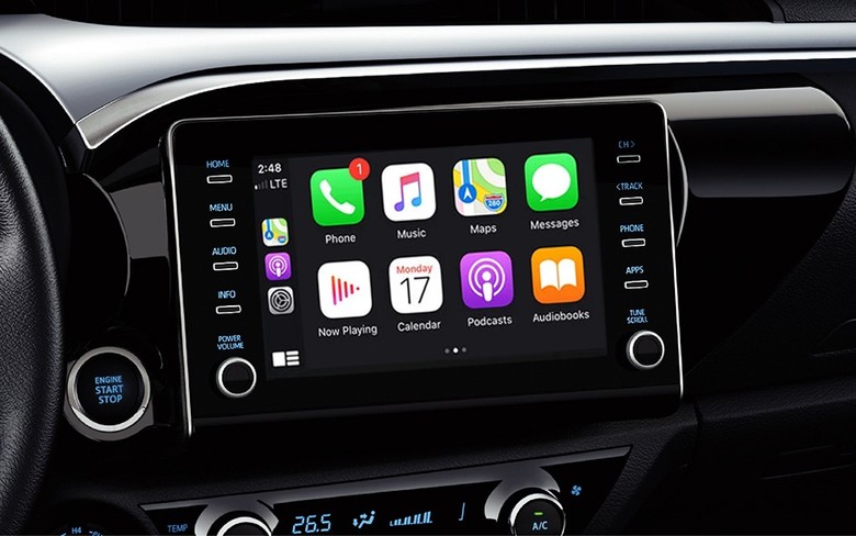 Toyota Hilux Infotainment display screen