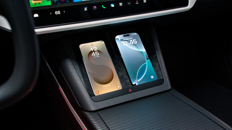 Tesla Model S Dual Wireless Charging Pads
