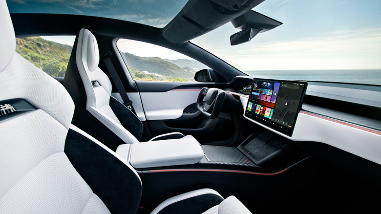 Tesla Model S interior