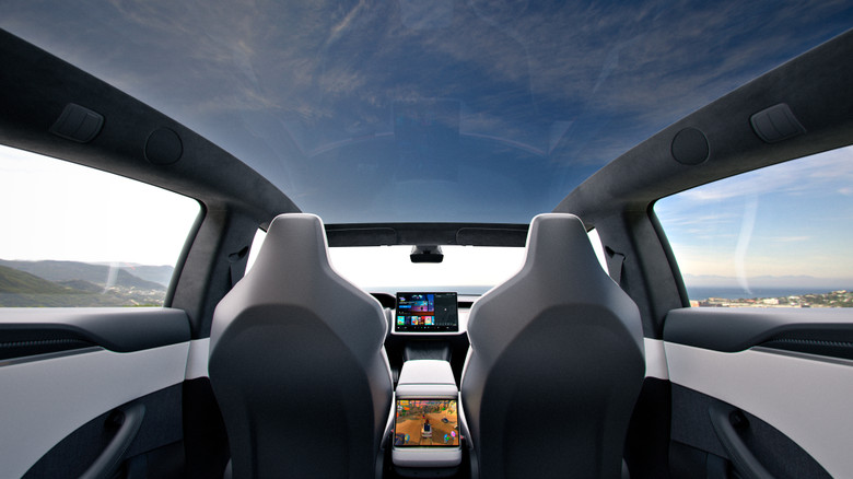 Tesla Model S Panoramic Sunroof