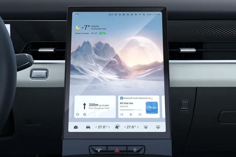 Jaecoo J5 Infotainment screen