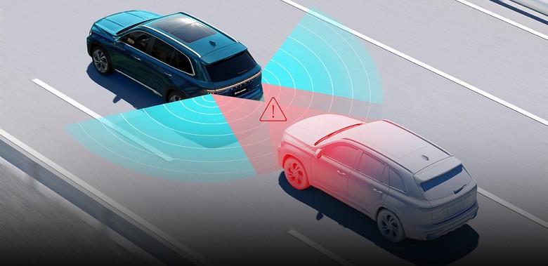 Geely Mojaro Rear Collision Warning