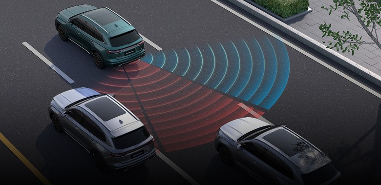 Geely Mojaro Blind Spot Monitoring