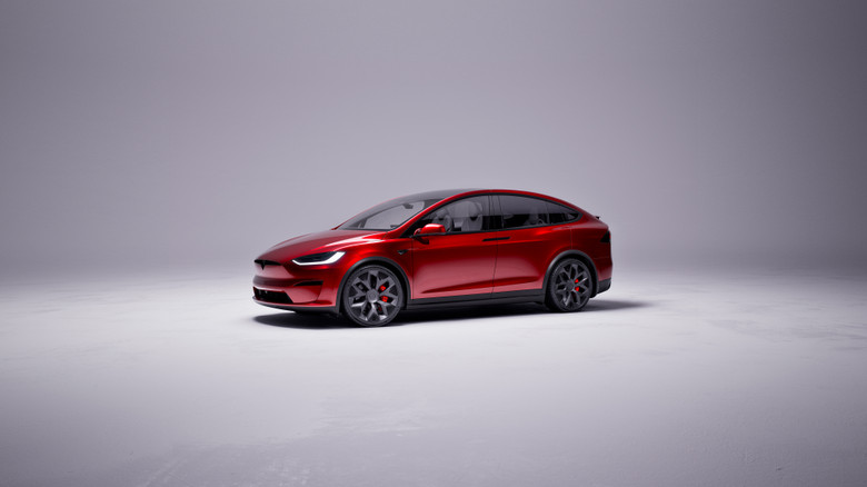 Telsa Model X side view