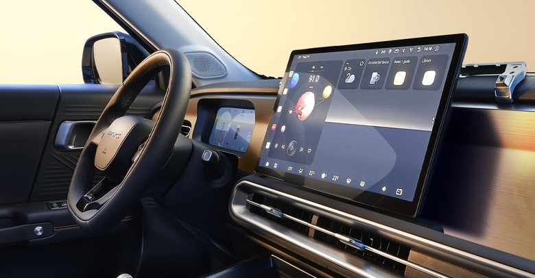 BAIC BJ30 display screens