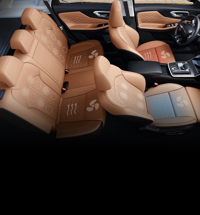 BAIC X7 Seats with Ventilation
