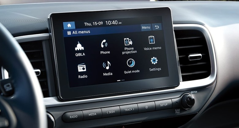 Hyundai Venue 8-inch center display