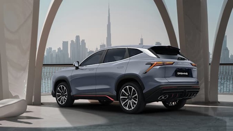 Jetour Dashing Rear View from side angle