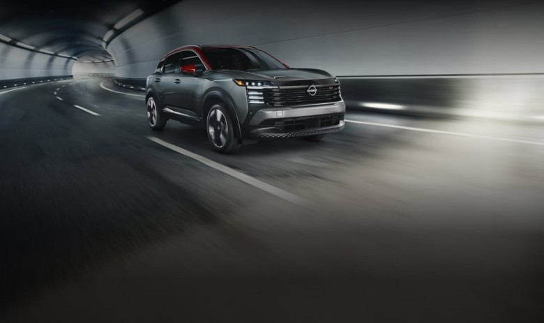 Nissan Kicks Side View on Road