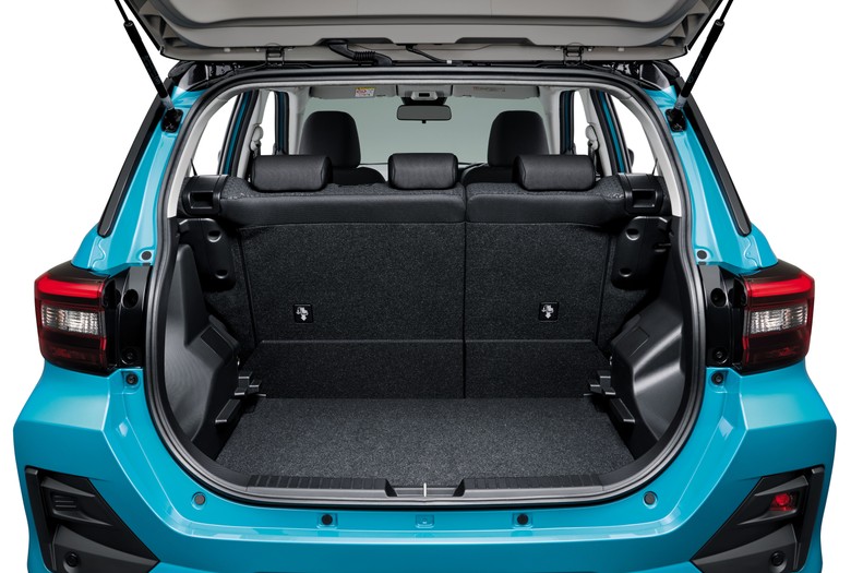 Toyota Raize empty boot space