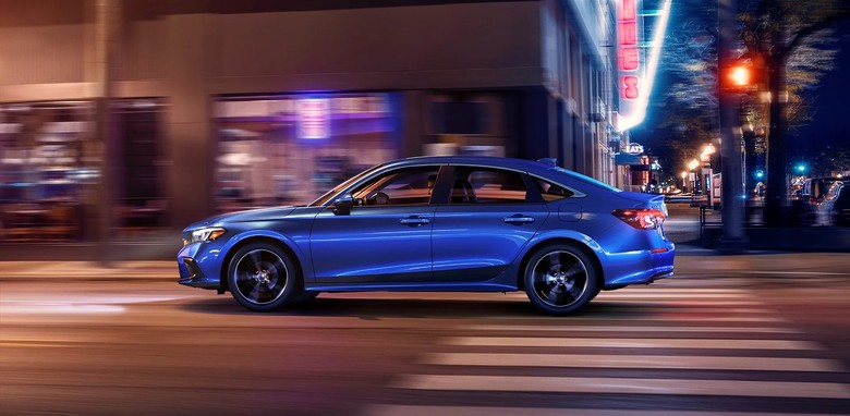 Honda Civic Engine Side Profile