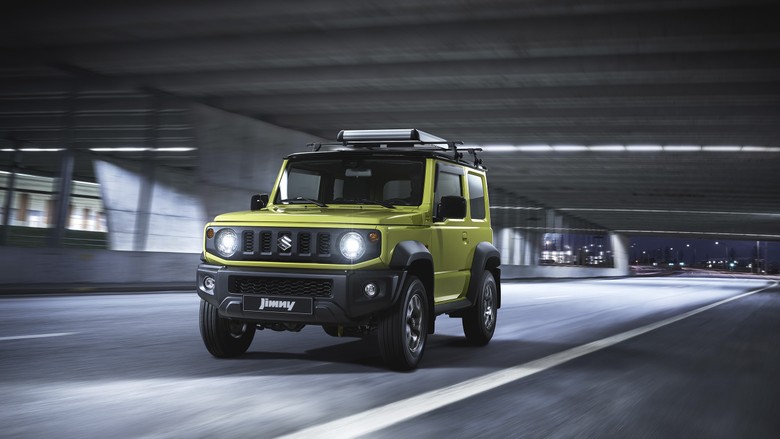 Suzuki Jimny 5 door in a tunnel