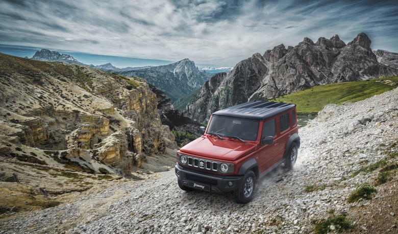 Suzuki Jimny 5 door in mountains