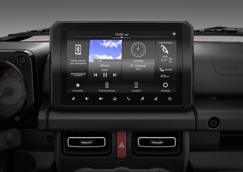Suzuki Jimny 5 door Infotainment Display screen