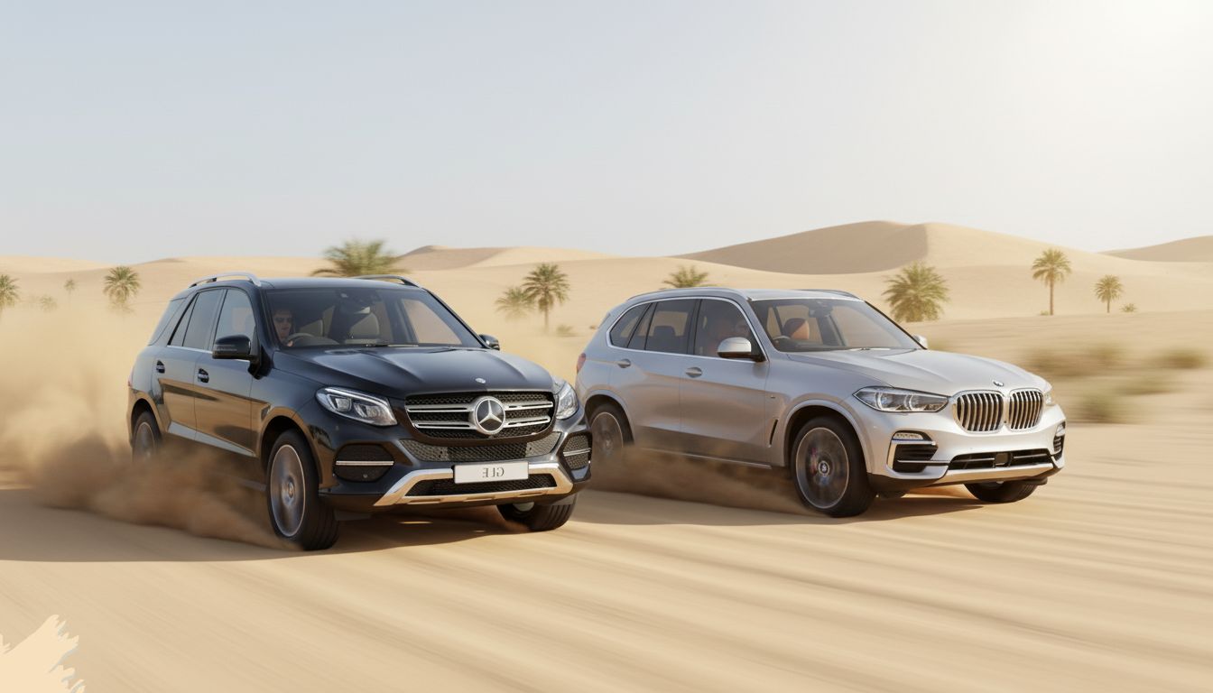 BMW X5 vs Mercedes GLE off Roading