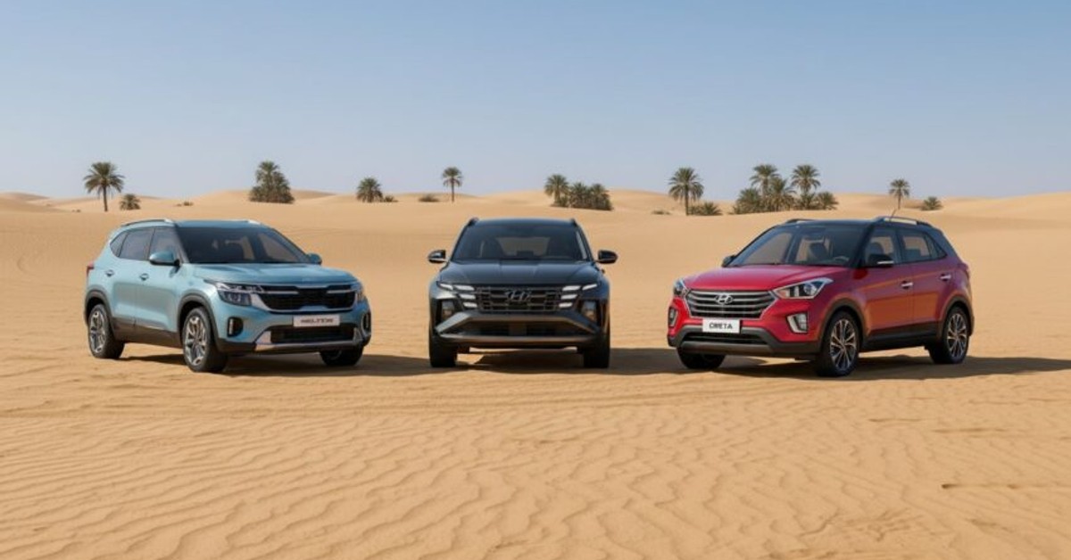 Hyundai Tucson vs Kia Seltos vs Creta: Korean Trio Compared for UAE Buyers Hyundai Tucson vs Kia Seltos vs Creta: Korean Trio Compared for UAE Buyers